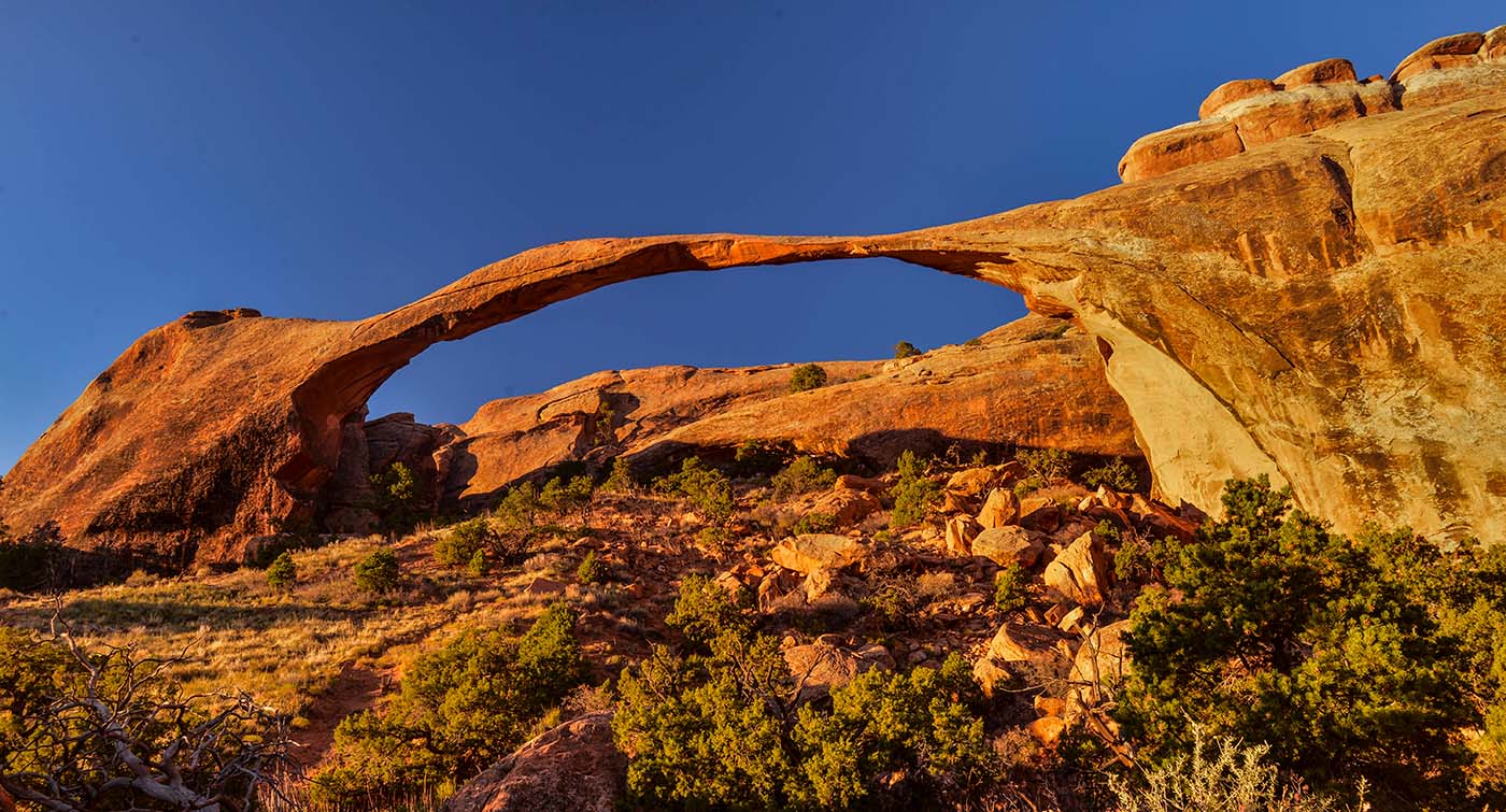 Photo from within Arches National Park.