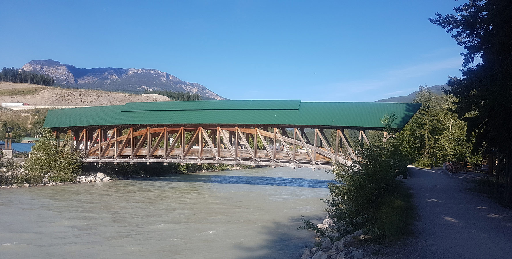 A bridge in Golden, BC, Canada.